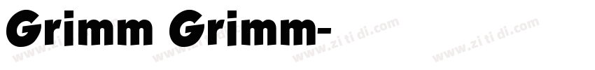 Grimm Grimm字体转换